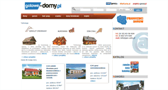 Desktop Screenshot of gotowe-domy.pl