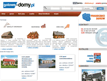 Tablet Screenshot of gotowe-domy.pl